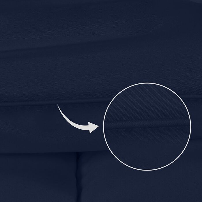 Ковдра Utopia Bedding - всесезонна, 370 GSM, дихаюча, стеганий, супер м'який, білий (200 x 220 см, морська хвиля)