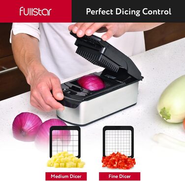 Многофункціональний овочевий слайсер-мандоліна 14-в-1 з нержавіючої сталі (чорний)