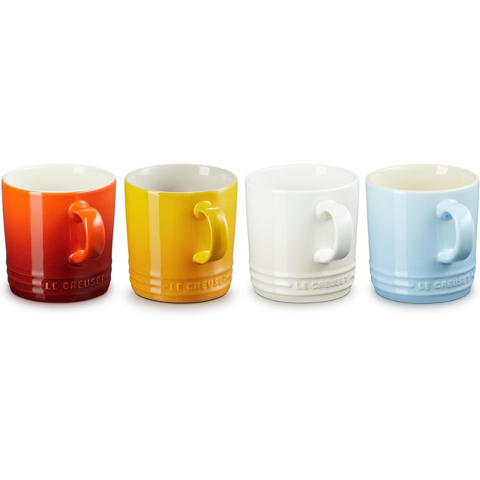 Набір з 4 чашок Le Creuset Elements об'ємом 350 мл (чашки з кераміки)