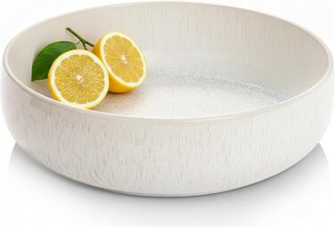 Набір чашок SÄNGER 4 шт. для кави та чаю, 300 мл, ручної роботи, кераміка, набір для 4 осіб, кремовий колір, пісочна текстура, PREMIUM COLLECTION (миска для сервірування 1 шт.)