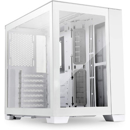 Корпус для ПК Lian Li O11D S O11 Dynamic Mini Snow Edition білий з вікном, ігровий Midi-Tower