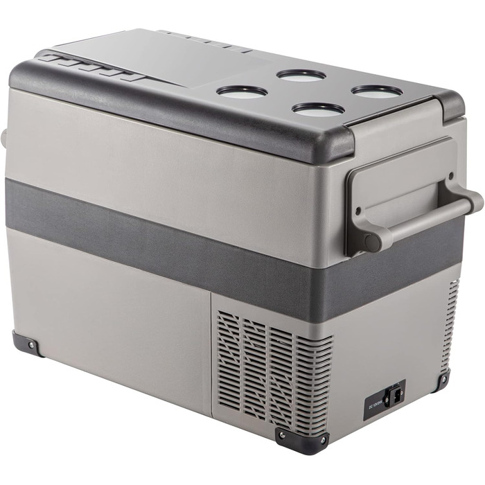 Автохолодильник VEVOR 35/45л нержавіюча сталь 12/24V, 220V: портативний компресорний кулер для авто, вантажівок, кемпінгу (-20°C до +20°C)