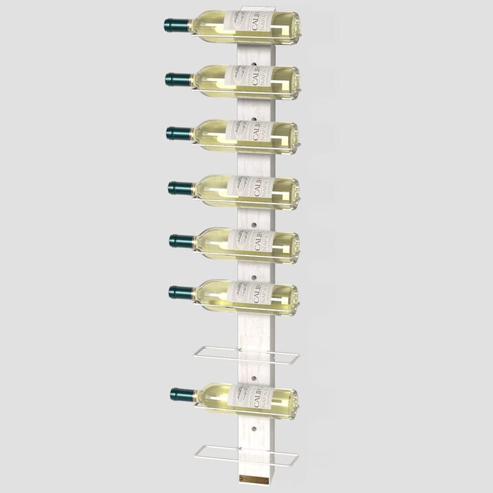 Стильна дерев'яна полиця для вина Jackcube Design MK699A на 9 пляшок, для кухні та декору