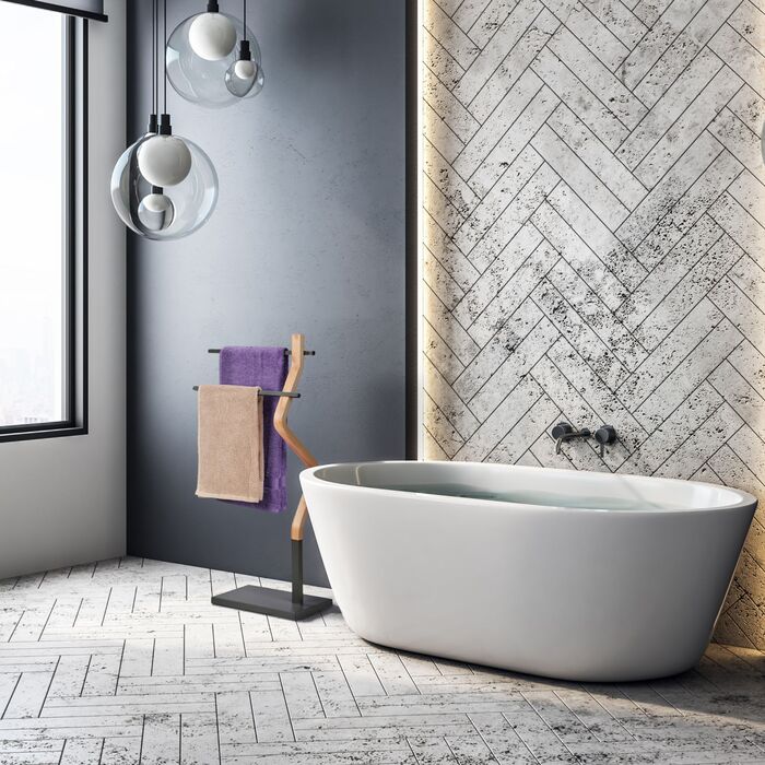 Підставка для рушників Relaxdays з вигнутим дизайном