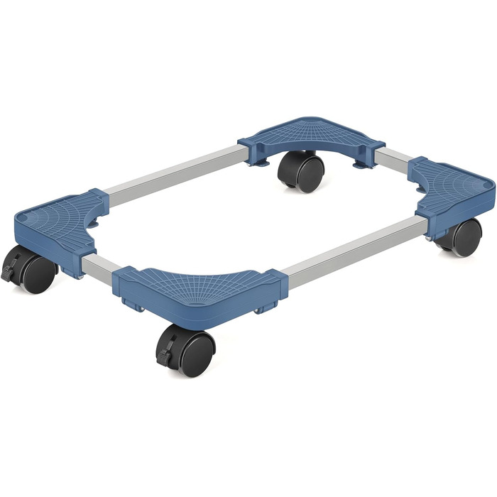 Підставка для ПК Liitrton Mobiler - регульована, з колесами, біла/блакитна