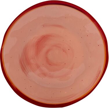 Набір посуду Bo-Camp Halo з меламіну для кемпінгу, подорожей та пікніків (червоний)