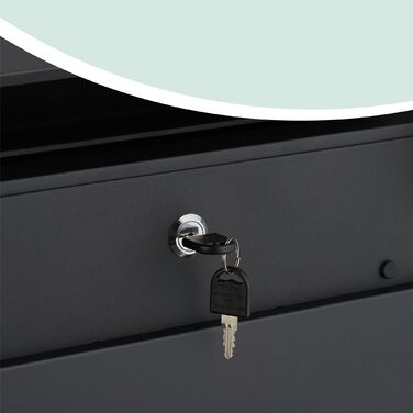 Скріпка Relaxdays з відсіком для газет