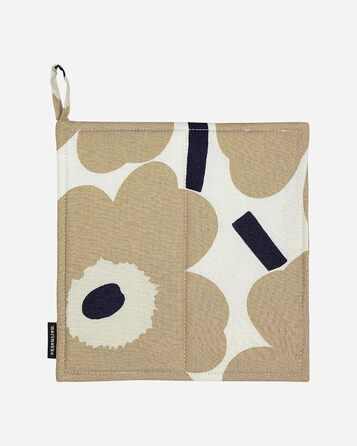 Прихватка Marimekko Pieni Unikko, 20,3 x 20,3 см, світло-коричнева