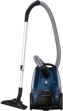 Пилсос Hoover HE2 Kompakter: для твердих підлог та килимів, мішок, фільтр EPA, 3.5 л, аксесуари, 850 Вт, 10 м, [HE2Z10A], синій
