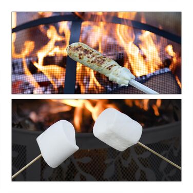 Вогнище Relaxdays із захистом від іскор