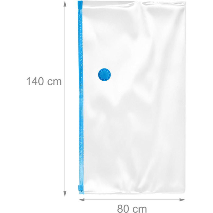 Підліжковий комод Вакуумний набір з 2 HBT 15x100x45 см, одяг, постільна білизна, вакуумний мішок для зберігання, сірий