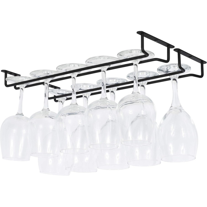 Кріплення для келихів Wallniture Brix, 43.2 см, чорний, 2 шт.