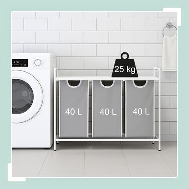 Організатор для білизни Relaxdays з 3 відділеннями та полицею