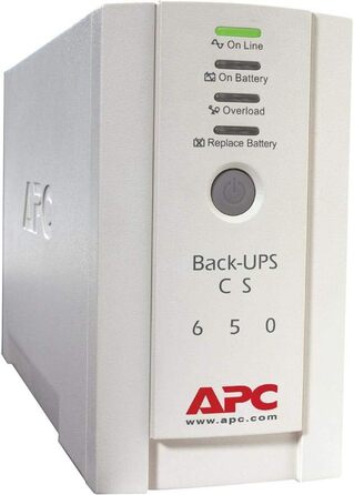 ДБЖ APC Back-UPS CS BK650EI 650 ВА (4 виходи IEC, захист від перенапруг)