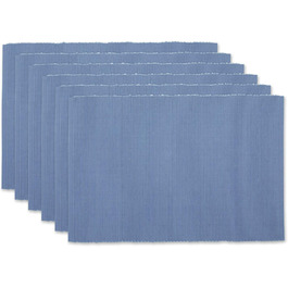 Набір тканинних серветок DII Basic Everyday, 6 шт., 33x48 см, блакитний (Stonewash Blue)