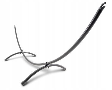 Гамак зі стійкою Di Volio, чорний, навантаження до 120 кг, 280 x 100 см