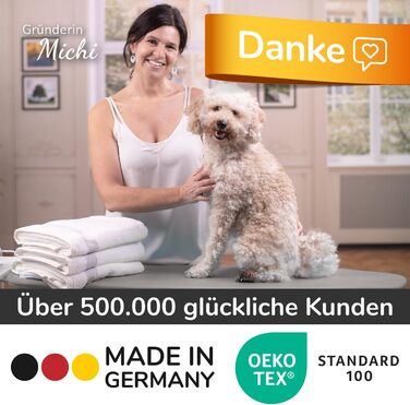 Покриття для прасувальної дошки Turbo 120x45 см, німецька якість, бавовняне покриття ÖKOTEX, терморефлексія, 5 розмірів, фіксатор EasyFit, XL площею 120-125x40-45 см, блакитно-сірий колір