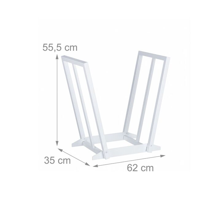 Стильна полиця для дров Relaxdays у формі V