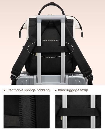 LOVEVOOK Рюкзак для жінок, великий, з відділенням для ноутбука 17.3 дюйма, шкільний, для підліток, дівчаток, для навчання, подорожей, бізнесу, водонепроникний, сірий, рожевий