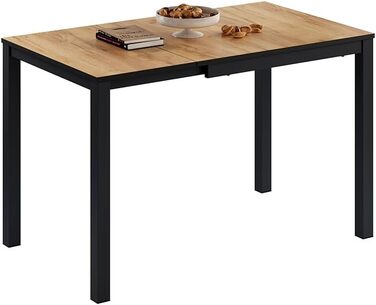 Розсувний обідній стіл Vicco Esstisch Granny, 120 x 70 см (дуб/антрацит), 80-120 x 76 x 70 см