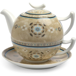 Чай для одного Касабланка - Набір з чашки (250 мл) і чайника (500 мл) Чай для одного з мозаїчним мотивом - Tea Logic