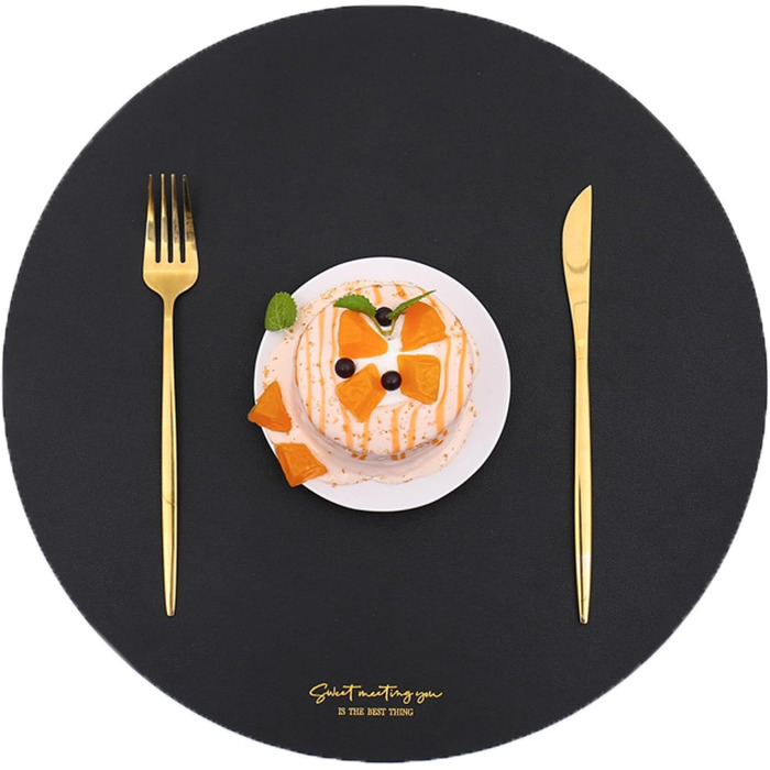 Набори серветок на стіл, 6 шт., зелені, миючі, термостійкі, PVC, для обіднього столу, набір 4 шт.