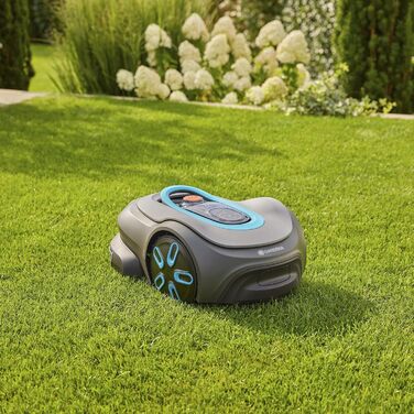 Робот-газонокосачка Gardena Smart Sileno max 1500 м², для газонів до 1500 м², LONA Intelligence, Trim-to-Edge, DuoConnect, тиха робота, керування через додаток