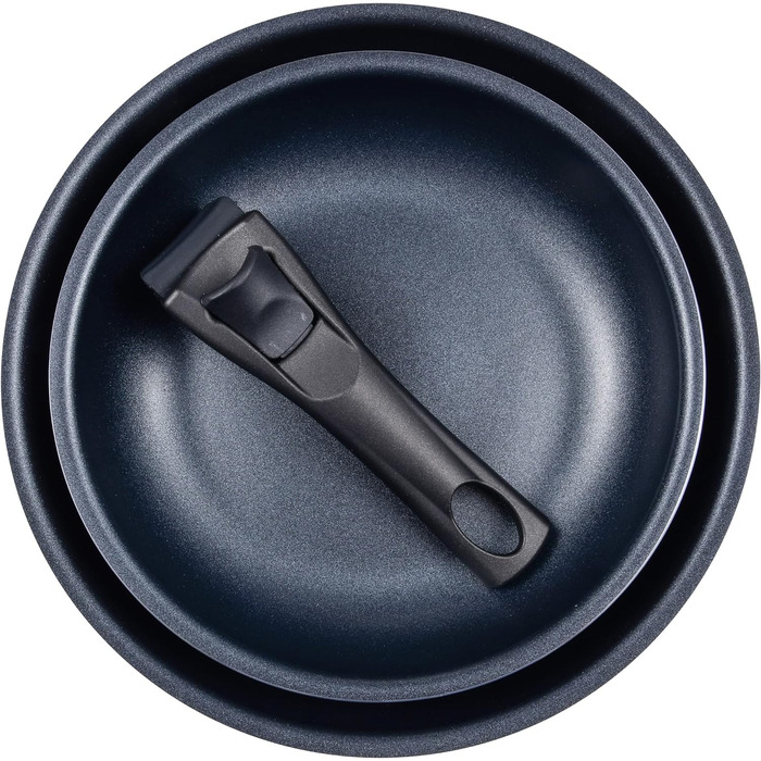 Набір сковорідок Bergner Click&Cook 3 шт. 22/26 см ручка антипригарний алюміній для всіх типів плит