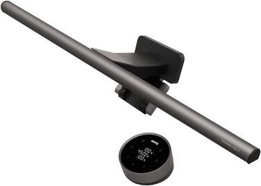 BenQ ScreenBar Halo 2 – LED-лампа для монітора з бездротовим контролером, без відблиску, регульованою яскравістю та колірною температурою, для захисту очей, USB-живлення