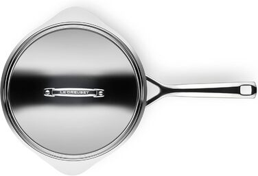 Сковорода Le Creuset Chef з антипригарним покриттям, 24 см, срібна