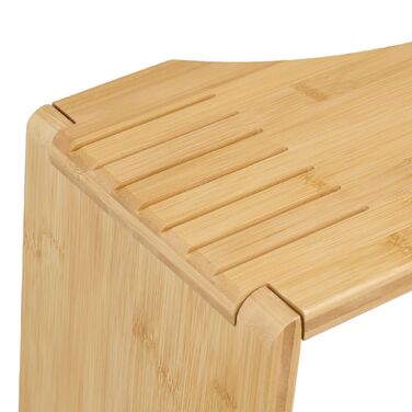 Складаний табурет для туалету Relaxdays з бамбука