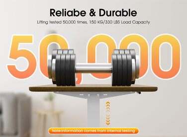 Електричний стіл з регулюванням висоти, металевий каркас з USB-C, пам'ять, антиколізійна система, 2 мотори, білий