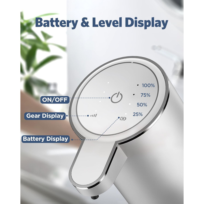 Автоматичний дозатор мила, 380 мл, електричний, з датчиком, USB, водонепроникний IPX5, для кухні, ванної кімнати, школи, готелю (сріблястий, піна)