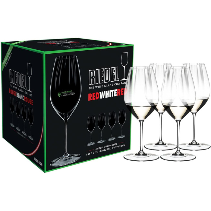 Набір келихів Riedel Performance Syrah (2 шт.), кришталеве скло, преміум-якість, машинне виробництво