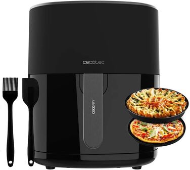 Фритюрниця без олії Cecotec Cecofry 6000 Full, 6 л, 1700 Вт, PerfectCook, 12 режимів, чорний