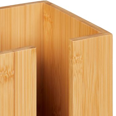 Тримач для туалетного паперу Relaxdays з бамбука