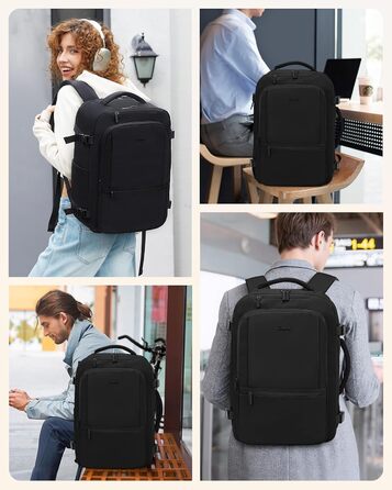 Чоловічий та жіночий рюкзак OVEVOOK для ручної поклажі в літак, 40 л, для ноутбука 17