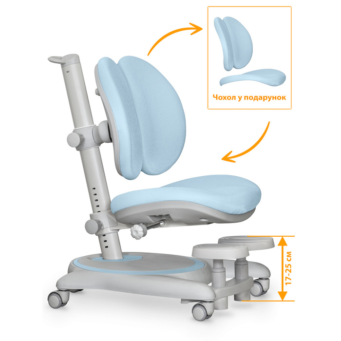 Дитяче крісло Mealux Ortoback Duo Base (арт.Y-510 KBL Base)