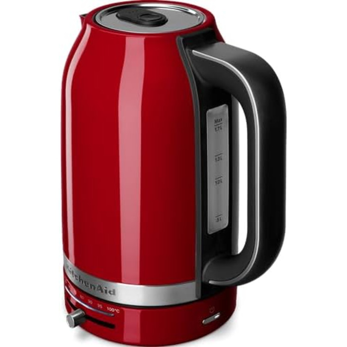 Електричний чайник KitchenAid з регулюванням температури 50-100°C, 1.7L, Empire Red