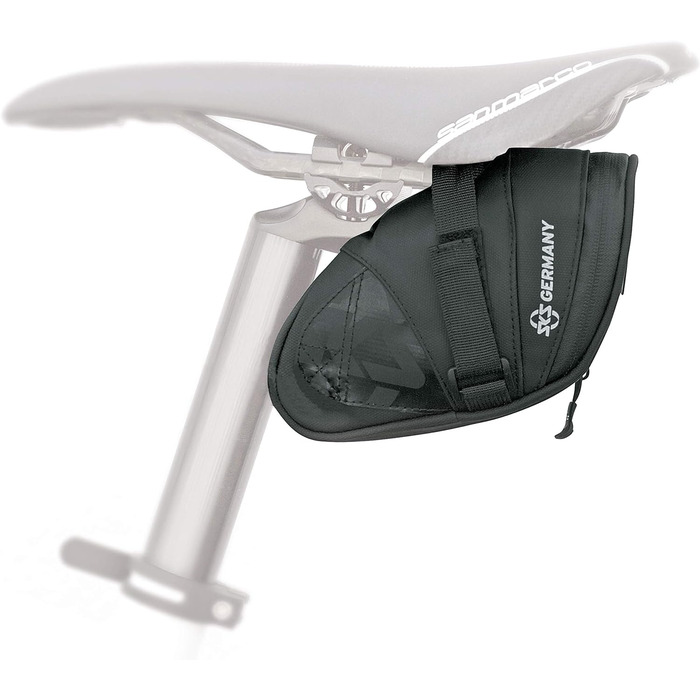 Кофри SKS GERMANY EXPLORER, велоаксесуари (сумка-сідло з прогумованої, водовідштовхувальної тканини, ламіновані блискавки з ергономічним Easy-Zip, об'єм) Сумка-сідло EXPLORER STRAPS 500 мл