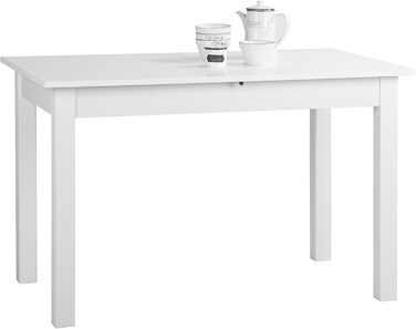 Обідній стіл Inter Trade Küchentisch, білий, 120-160 x 70 см, з висувною платформою