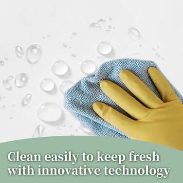 Душовий завіс Barossa Design: міцний, водонепроникний, з люверсами та магнітами, 182.9 x 182.9 см