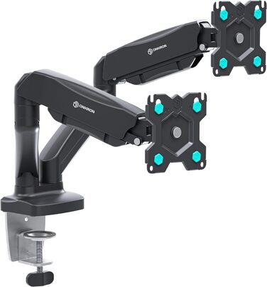 Кріплення для монітора ONKRON G160-W (2 монітори) - газ. підйомник, VESA 75x75-100x100, для моніторів 13-32