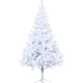 Різдвяна ялинка АуфуН штучна декоративна ялинка Вайнахт Штучна ялинка з металевою підставкою Різдвяний декор (240 см, білий ПВХ)