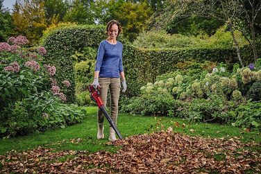 Einhell GE-UB 18/250 Li E-Solo Акумуляторний повітродув Power X-Change (18 В, 250 км/год, 3-частинна труба, регулювання швидкості, без акумулятора)