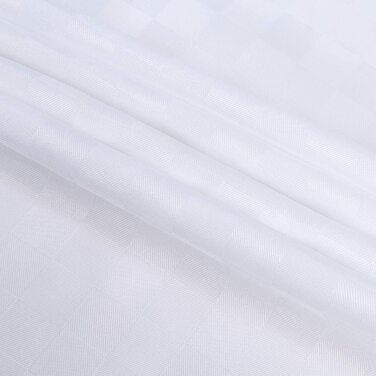 Завіса для душу Hotel Luxury 190 GSM товста поліефірна завіса для душу фіранка для душу, 180x180 см (багаторазова упаковка) (білий, 180x180 см)