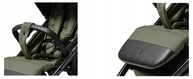 Дитячий прогулянковий візок 4BABY Xplode, зелений, алюмінієвий, з можливістю компактного складання