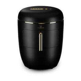 Машина для льоду Klarstein для дому, кемпінгу та ресторану: швидка міні-машина для льоду, професійна, самоочисна, 2.3л контейнер, 15 кг/24 год, чорна