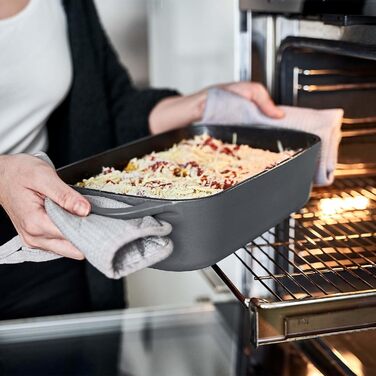 Форма для випічки Springlane з чавуну з кришкою 3л, емальована, для хліба, паштетів та запіканок, 33,5 x 13 см, м'ятного кольору