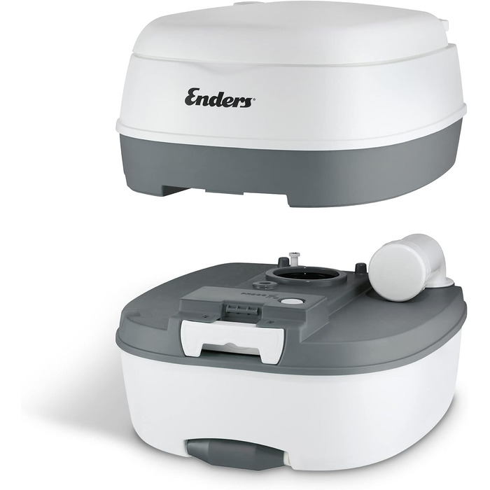 Enders Mobil WC Chemtoilette DELUXE: комфортний портативний туалет для кемпінгу з інтегрованим тримачем для туалетного паперу та вентиляцією
